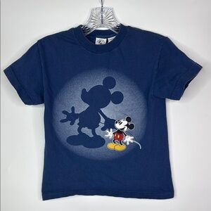 Vintage Mickey & Co Mickey Mouse Blue Short Sleeve Shirt Size Large (7)